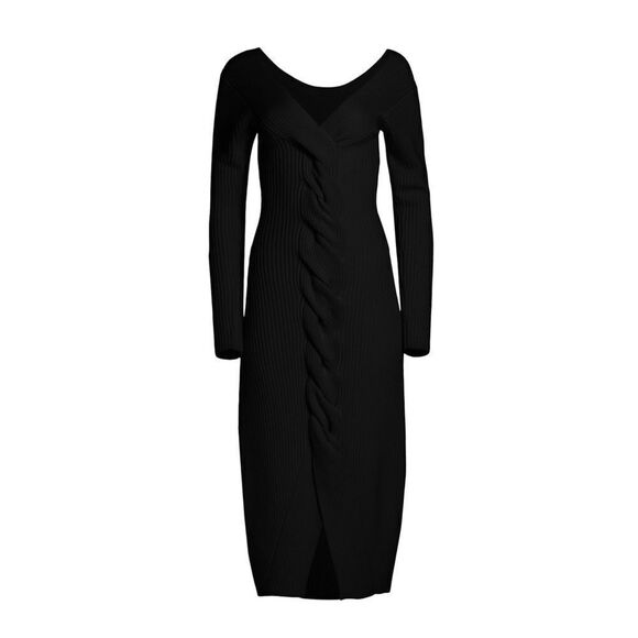 AMUR Trianna Rib-Knit Midi Dress size XS - Picture 3 of 11